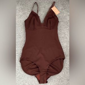 NWT Feelin Girl Shapewear Color Brown. Size Large.